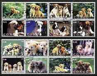 Congo 2003 Dogs #05 perf set of 16 cto used