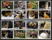 Somalia 2002 Wild Animals #02 perf set of 16 cto used