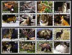 Somalia 2002 Wild Animals #02 perf set of 16 cto used