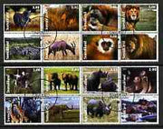 Somalia 2002 Wild Animals #06 perf set of 16 cto used