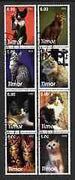 Timor 2003 Domestic Cats perf set of 8 cto used