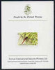 St Vincent - Grenadines 1986 Dragonflies 45c (Brachymesia furcata) imperf proof mounted on Format International proof card