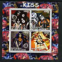 Ivory Coast 2003 Kiss #2 perf sheetlet containing set of 4 values each with Rotary International Logo cto used