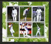Tadjikistan 2000 Cricket perf sheetlet containing 6 values unmounted mint