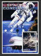 Angola 2002 Concorde & Space perf s/sheet #02 fine cto used