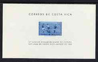 Costa Rica 1960 Third Pan-American Football Games imperf m/sheet unmounted mint, SG MS 585a
