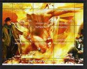 Kyrgyzstan 1999 20th Century Dreams #03 composite perf sheetlet containing 9 values unmounted mint (Fellini, Anita Ekberg, Marcello Mastroianni, Anthonny Quinn & Giulietta Masina)
