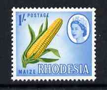 Rhodesia 1966 Maize 1s (photogravure printing) unmounted mint, SG 380