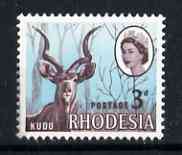 Rhodesia 1966 Kudu 3d (photogravure printing) unmounted mint, SG 376