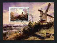 Benin 2003 Paintings of Windmills #01 perf m/sheet fine cto used