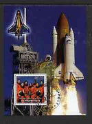 Mauritania 2003 The Columbia Shuttle Disaster perf m/sheet #02 fine cto used