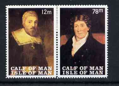 Calf of Man 1969 Paintings from Manx Museum #4 perf set of 2 unmounted mint (Rosen CA139-40)