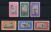 Calf of Man 1966 Europa second issue opt set of 6 on bird defs unmounted mint (Rosen CA65-70)