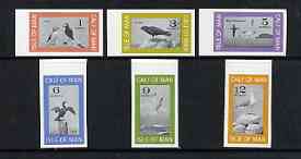 Calf of Man 1963 Birds imperf definitive set of 6 unmounted mint (Rosen CA7a-12a)