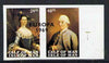 Calf of Man 1969 Europa overprinted on Paintings from Manx Museum #1 imperf set of 2 unmounted mint (Rosen CA145a-46a)