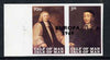 Calf of Man 1969 Europa overprinted on Paintings from Manx Museum #3 imperf set of 2 unmounted mint (Rosen CA149a-50a)