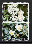 Calf of Man 1969 Flowers of the Isle of Man first issue perf set of 2 unmounted mint (Rosen CA154-55)