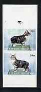 Calf of Man 1970 Manx Cats imperf set of 2 unmounted mint (Rosen CA160a-61a)
