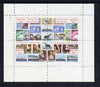 Calf of Man 1973 Last Day of mail Service rouletted m/sheet containing set of 4 values unmounted mint (Rosen CA322MS)