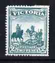 Victoria 1900 Patriotic Fund 2d (Australian Troops in S Africa) 'Hialeah' forgery on gummed paper (as SG 375)