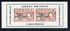 Calf of Man 1968 Olympic Games Mexico overprinted on Churchill imperf m/sheet additionally opt'd with Medals Won (8 & 96m brown) (Rosen CA136MS) unmounted mint