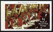 Great Britain 1990 London Life £5 Prestige booklet complete and very fine, SG DX11