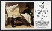 Great Britain 1985 The Story of the Times £5 Prestige booklet complete and very fine, SG DX6