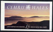 Great Britain 1992 Cymru-Wales £6 Prestige booklet complete and very fine, SG DX13