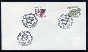 Postmark - Sweden 1981 cover with special cancel for Folk Dancing & Music Festival, Orkell Junga