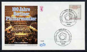 Germany - West Berlin 1982 Centenary of Berlin Philharmonic Orchestra on illustrated cover with first day special cancel, SG B638