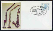 Postmark - Belgium 1979 illustrated cover with special cancel for International Clarinet Congress
