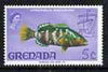 Grenada 1968-71 Rock Hind (Fish) 5c from def set unmounted mint SG 309