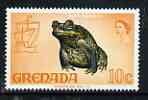 Grenada 1968-71 Marine Toad 10c from def set unmounted mint SG 312
