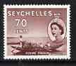 Seychelles 1954-61 Fishing Pirogue 70c (from def set) unmounted mint, SG 183a