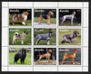 Karelia Republic 1999 Dogs perf sheetlet containing complete set of 9 values, unmounted mint