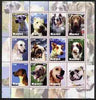 Komi Republic 2001 Dogs (various breeds) perf sheetlet containing complete set of 12 values, unmounted mint