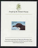 Tuvalu 1988 Phoenix Petrel 20c imperf proof mounted on Format International proof card