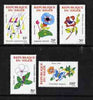 Niger Republic 1989 set of 5 flowers unmounted mint, SG1183-87