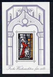 Germany - West 1977 Christmas m/s unmounted mint SG MS1845
