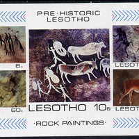 Lesotho 1983 Rock Paintings m/sheet imperf unmounted mint (SG MS 544)