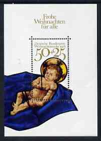 Germany - West 1978 Christmas m/s unmounted mint SG MS1880