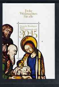 Germany - West Berlin 1978 Christmas m/s unmounted mint SG MS B565