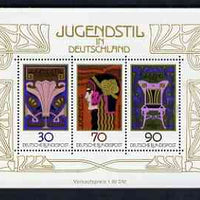 Germany - West 1977 Nouveau Art m/s unmounted mint SG MS1815