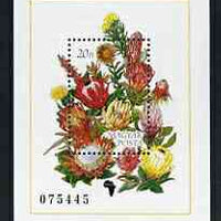 Hungary 1990 African Flowers m/s unmounted mint SG MS3972
