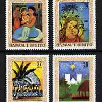 Samoa 1980 Christmas set of 4 unmounted mint SG 579-82
