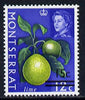 Montserrat 1968 Surcharged 15c on 12c lime (wmk upright) unmounted mint, SG 194*