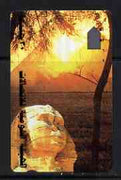 Telephone Card - Egypt phone card showing the Sphinx & Pyramids (vertical)