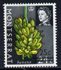Montserrat 1968 Surcharged 25c on 24c Bananas (wmk upright) unmounted mint, SG 195*