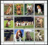 Kabardino-Balkaria Republic 2000 Dogs perf sheetlet containing 12 values unmounted mint