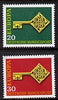 Germany - West 1968 Europa set of 2 unmounted mint SG 1460-61